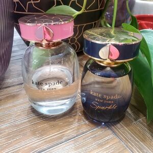 Kate Spade Perfume Set with Pink and Blue Accents